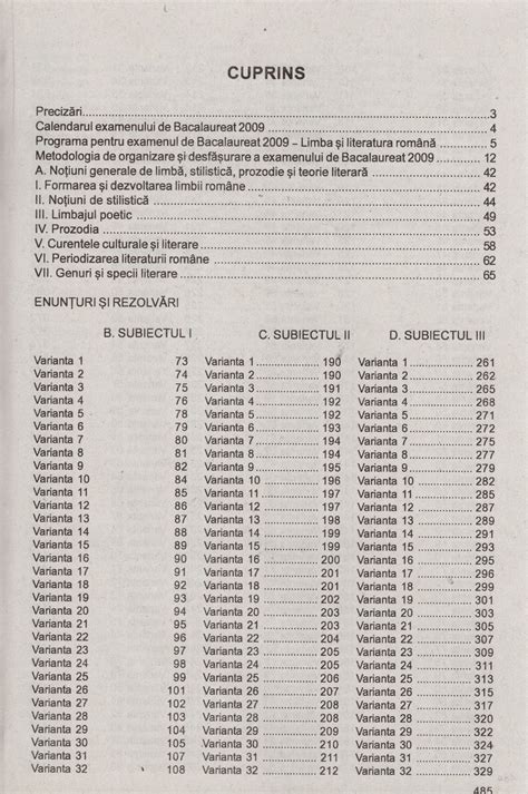 Ghid De Pregătire Limba și Literatura Română Bacalaureat Editura Sigma