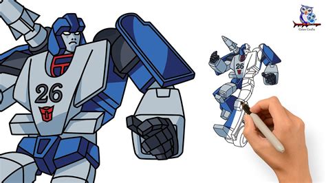 How To Draw Transformers Mirage Rise Of The Beasts Tutorial Youtube