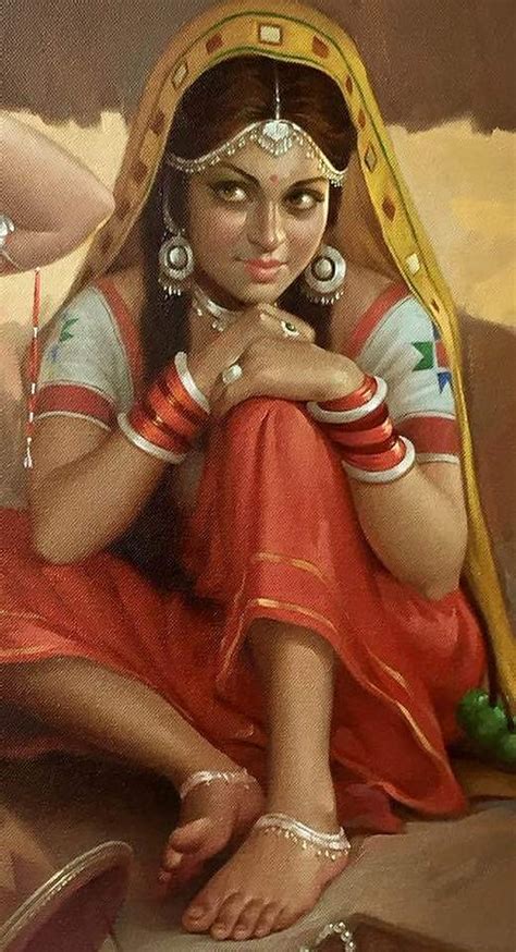 Rajasthani Women Painting By Vishal Gurjar Fine Art America