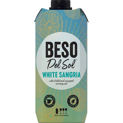Beso Del Sol Sangria White 500ml Chambers Wine And Liquor
