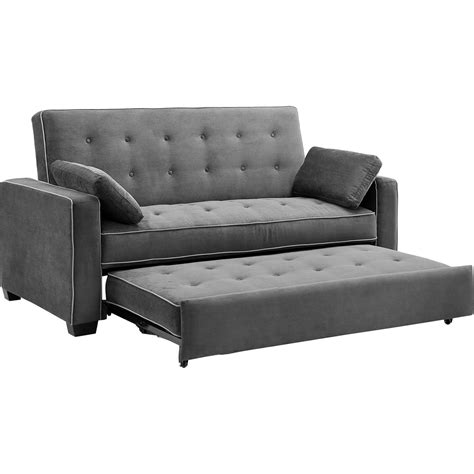 Serta Augustine Convertible Queen Size Sleeper Sofa Sofas And Couches