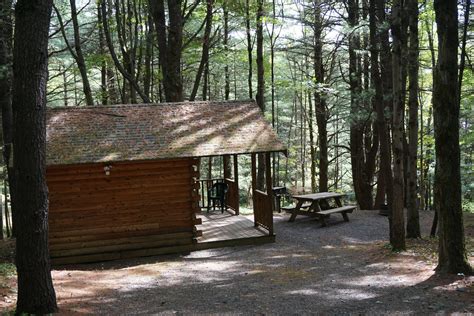Log Cabin One Room No Bathroom Hartwick Highlands Campground