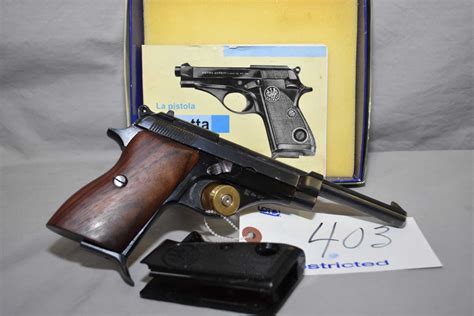 Beretta Model 70 22 Lr Cal 8 Shot Semi Auto Pistol W 151 Mm Bbl