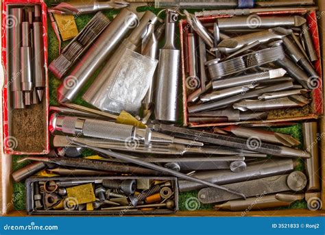 Machinist Tools Color Stock Image Image Of Tools Gage 3521833