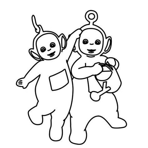 An extensive selection of drawings to print and color so you can make free coloring books for your kids! Po Is More Higher Than Laa Laa In The Teletubbies Coloring ...