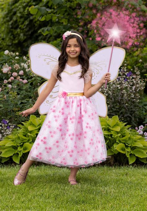 Premium Pink Fairy Kids Costume