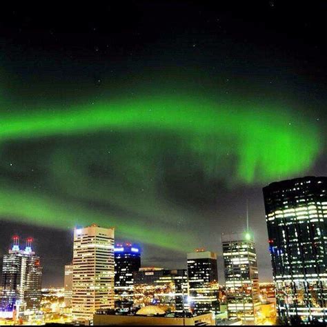 Northern Lights Over Edmonton And Fort Saskatchewan Stunning Aurora
