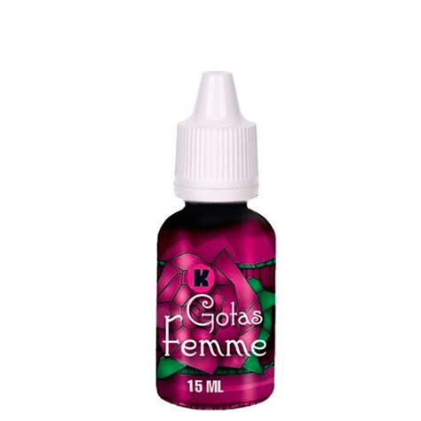 Exitante E Gotas Femme 15ml Por R 390 No Atacado