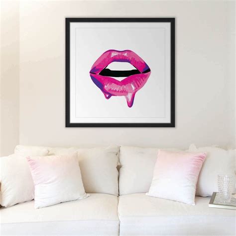 Kiss Me Show Off Your Artistic Side And Adorn Your Wall With This Edgy