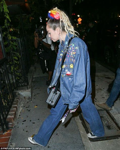Miley Cyrus Wears Outrageous Double Denim Outfit In Nyc Fashion