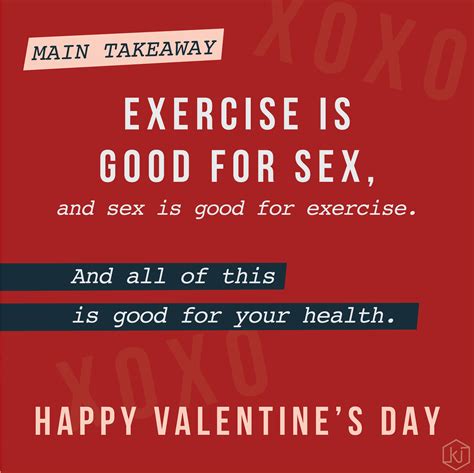 Valentines Day Science Sex Exercise And Health
