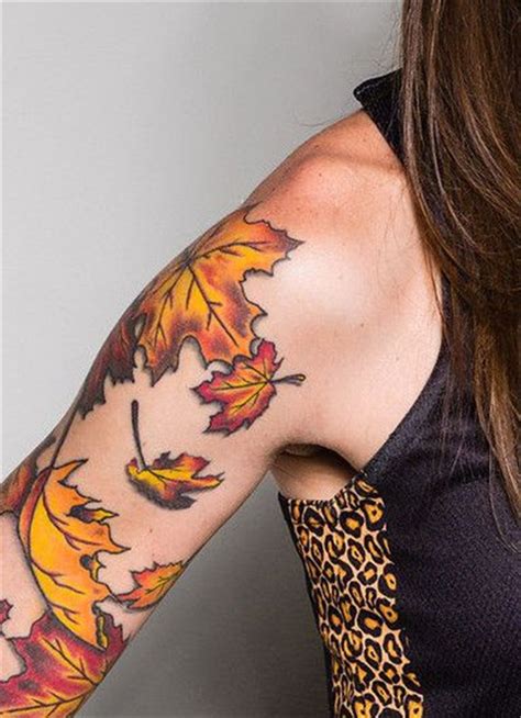 20 Maple Leaf Tattoos Express What Truly Lies In Your Heart Fall