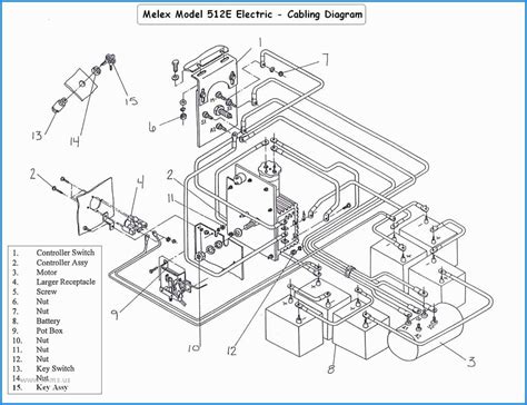 club car battery wiring diagram  volt wiring diagram