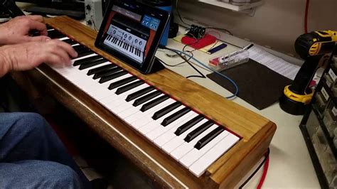 Diy Midi Keyboard Demo Youtube