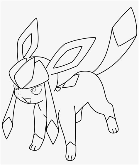 Glaceon By Kizarin On Deviantart Glaceon Pokemon Coloring Pages Eevee
