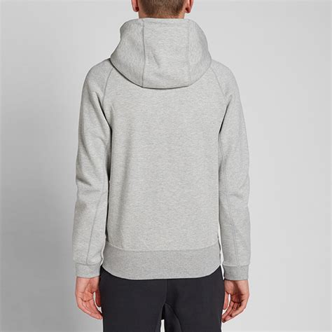 Nike Tech Fleece Aw77 Zip Hoody Heather Grey End