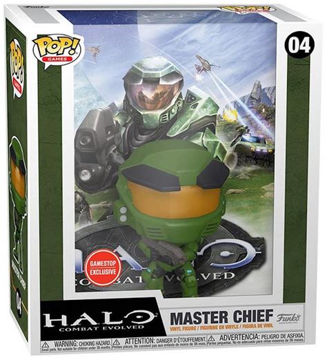 Funko Pop Games Halo Combat Evolved Master Chief Gamestop Exclusive
