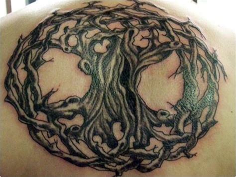 Celtic Tree Of Life Knot Rebirth Tattoos Celtic Tree
