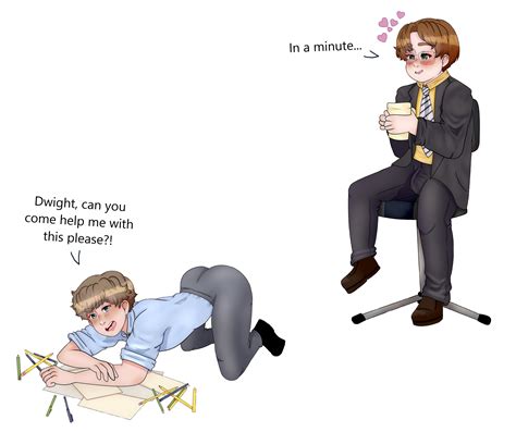 Rule 34 Bent Over Commission Dwight Schrute Gay Jim Halpert The Office Yaoi 7951664