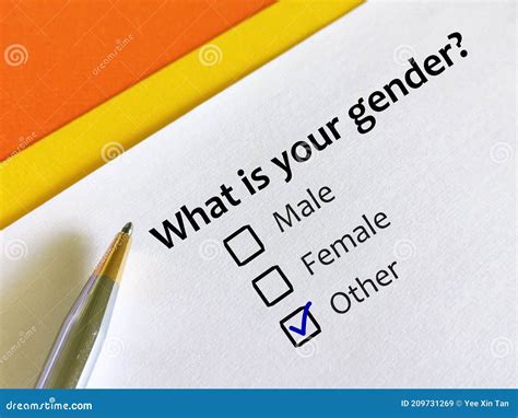 questionnaire about sexual orientation stock image image of care concern 209731269