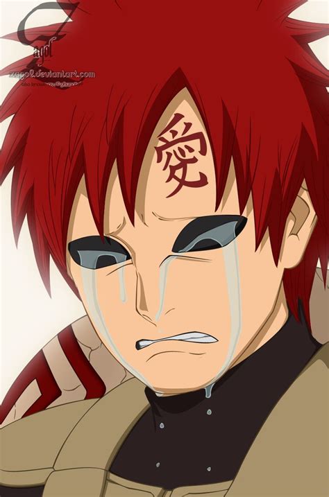 Gaara Crying By Zagol On Deviantart Gaara Anime Crying