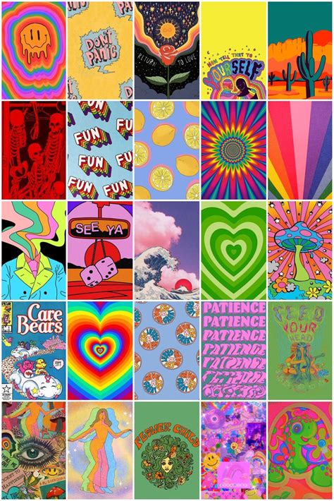 Pintura Hippie Hippie Wallpaper Retro Wallpaper Aesthetic Iphone