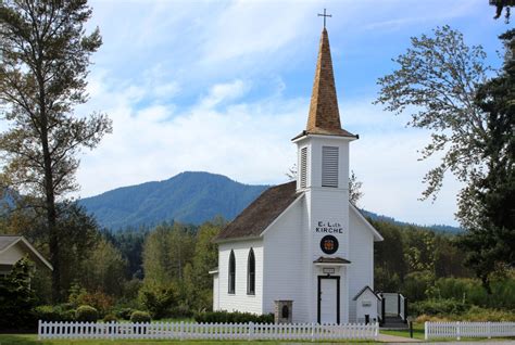 The Little White Church Of Elbe Visit Rainier