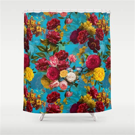 Vintage And Shabby Chic Midnight Botanical Flower Tropical Garden