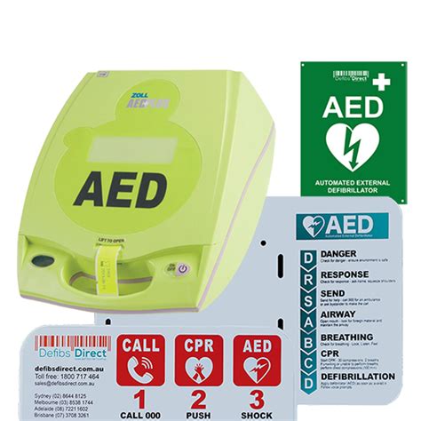 Zoll Aed Plus With Wall Bracket Defibrillator Bundle Defibs Direct