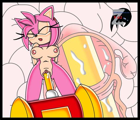 Rule 34 Amy Rose Beige Skin Color Female Female Only Fur Furry Hammer Hedgehog Nude Piko Piko