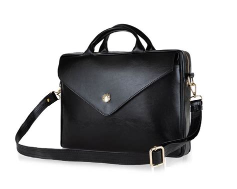 Leather Womans Laptop Bag Fl15 Positano Black Online Wholesale