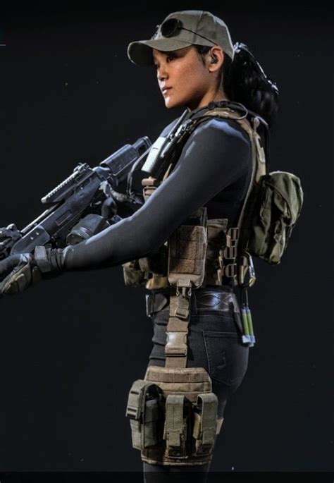 Cod 2019 Military Girl Army Girl Girl With Hat