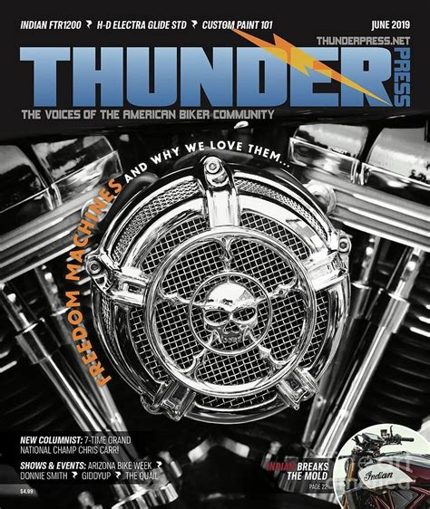Thunder Press Magazine Photograph By Tim Gainey Fine Art America