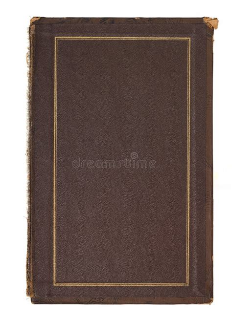 Ornate Old Tattered Faux Leather Book Cover Inside Stock Image Image