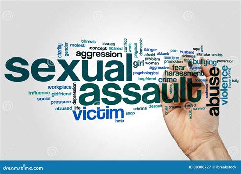 Sexual Assault Word Cloud Stock Image Image Of Help 88380727