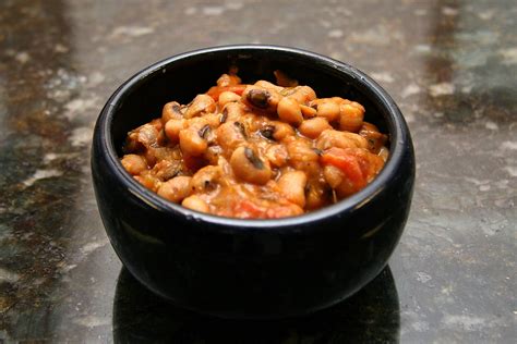 Fresh Black Eyed Peas Are Slow Cooked With Bacon And Spicy Seasonings