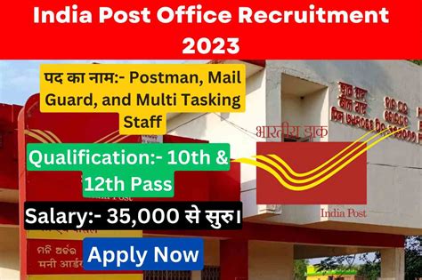 India Post Office Recruitment 2023 Notification Out For 98083 Posts