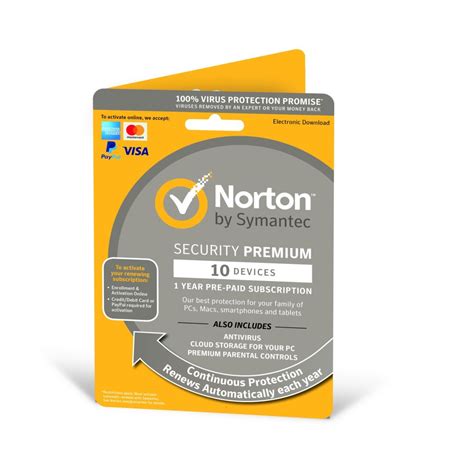For any problems, write to the seller in messages. Norton Security Premium 2020 1 User & 10 Devices - 1 Year ...