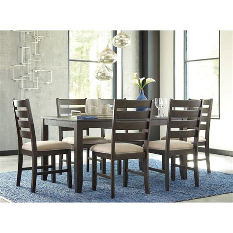 Ashley Signature Design Rokane D397 425 Contemporary 7 Piece Dining