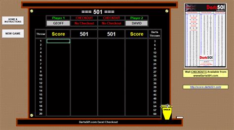 Free Dart Leg Game Scorer And Counter Programs