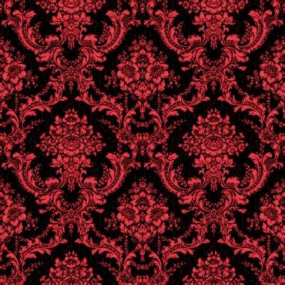Black floral patterns free ppt backgrounds for your. Black And Red Ornate Floral Wallpaper Tileable Background ...