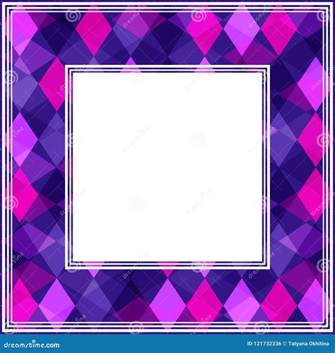 Ultra Violet Border 03 Stock Vector Illustration Of Background 121732336