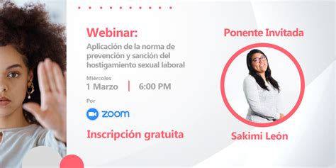 Webinar Aplicación De La Norma De Prevención Y Sanción Del