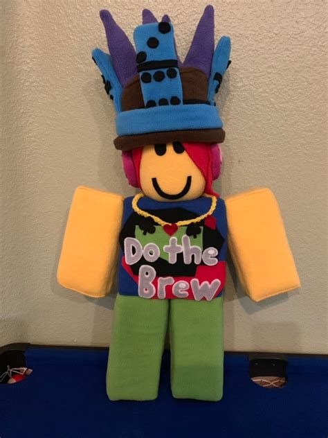 Roblox Plush Make Your Own Robloxian Character Smaller Size Etsy