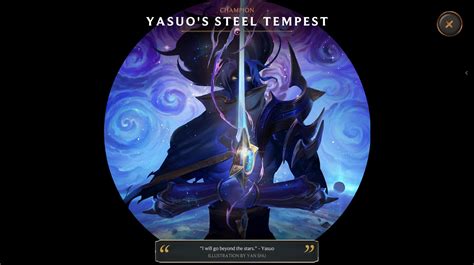 Yan Shu Legends Of Runeterra Cosmic Zephyr Yasuo And Dark Star Zed