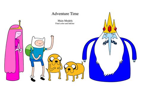 Adventure Time Main Line Up Princess Bubblegum Finn Jake Flickr