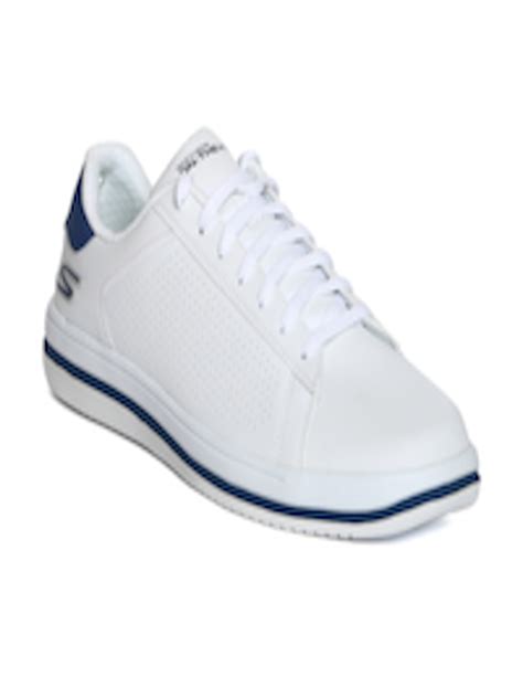 Buy Skechers Men White Walking Shoes Sports Shoes For Men 1361264