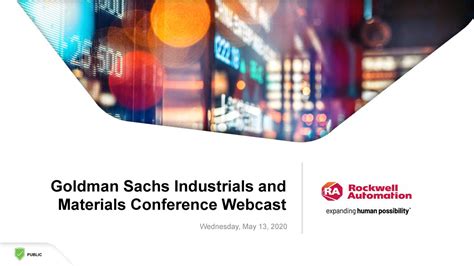 Rockwell Automation Rok Presents At Goldman Sachs Industrials And