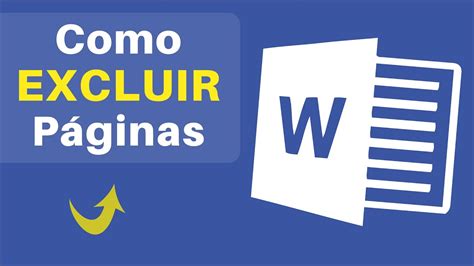 Como Excluir Uma PÁgina No Word Passo A Passo Youtube