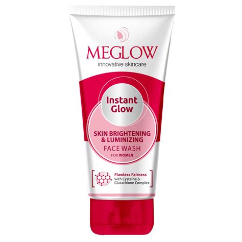 Meglow Paraben Free Instant Glow Fairness Face Wash With Skin